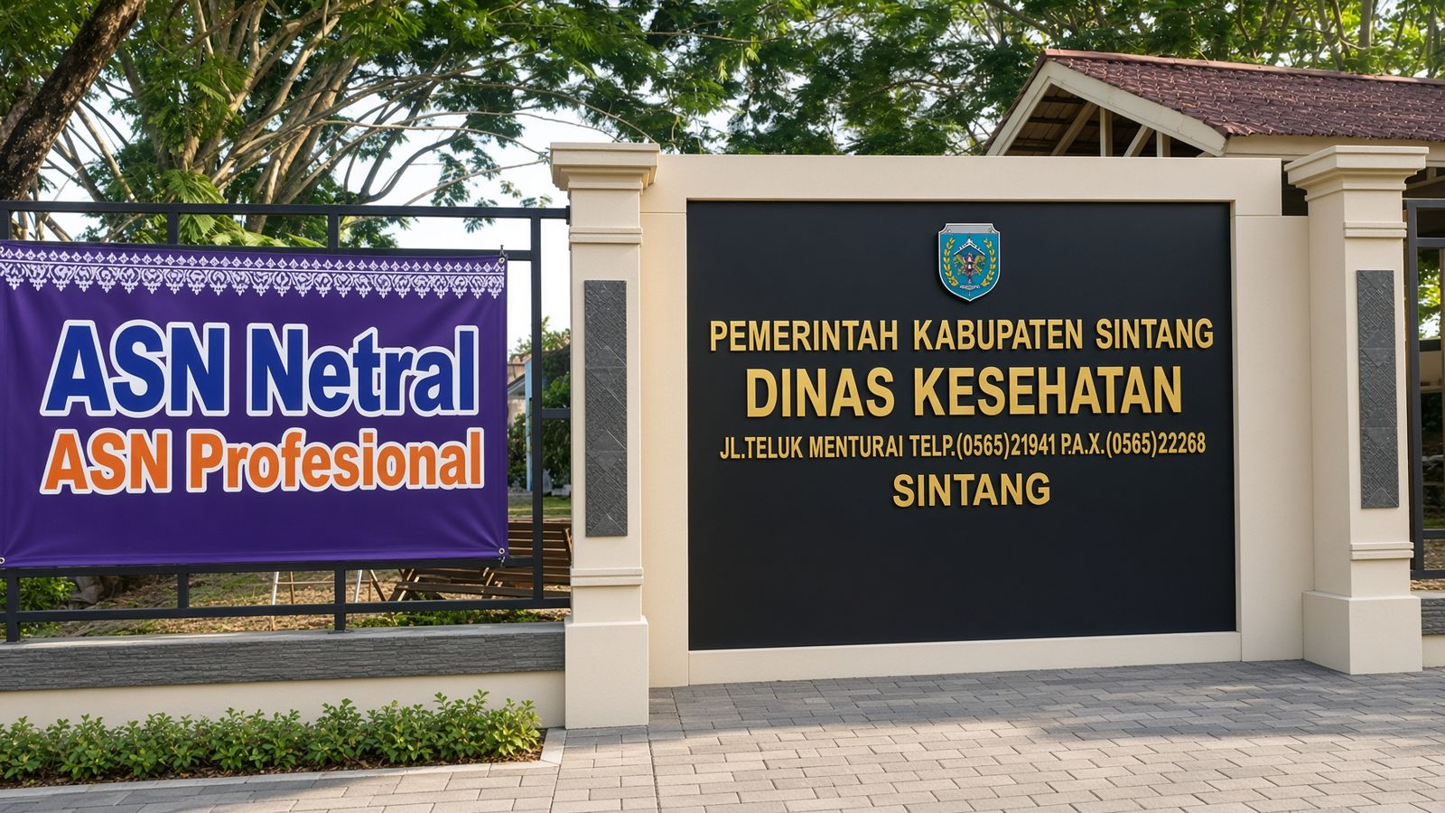 Kantor Dinas Kesehatan Kabupaten Sintang