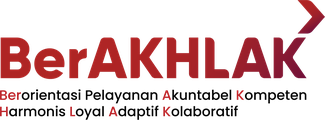 Logo BerAKHLAK, nilai dasar ASN